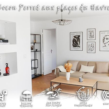 Cocon Perret - Plage du Havre - Design&Moderne Le Havre Eksteriør billede